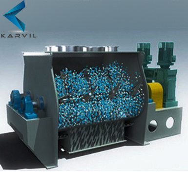 Paint Mixer Horizontal Double Shaft Non Gravity Mixer