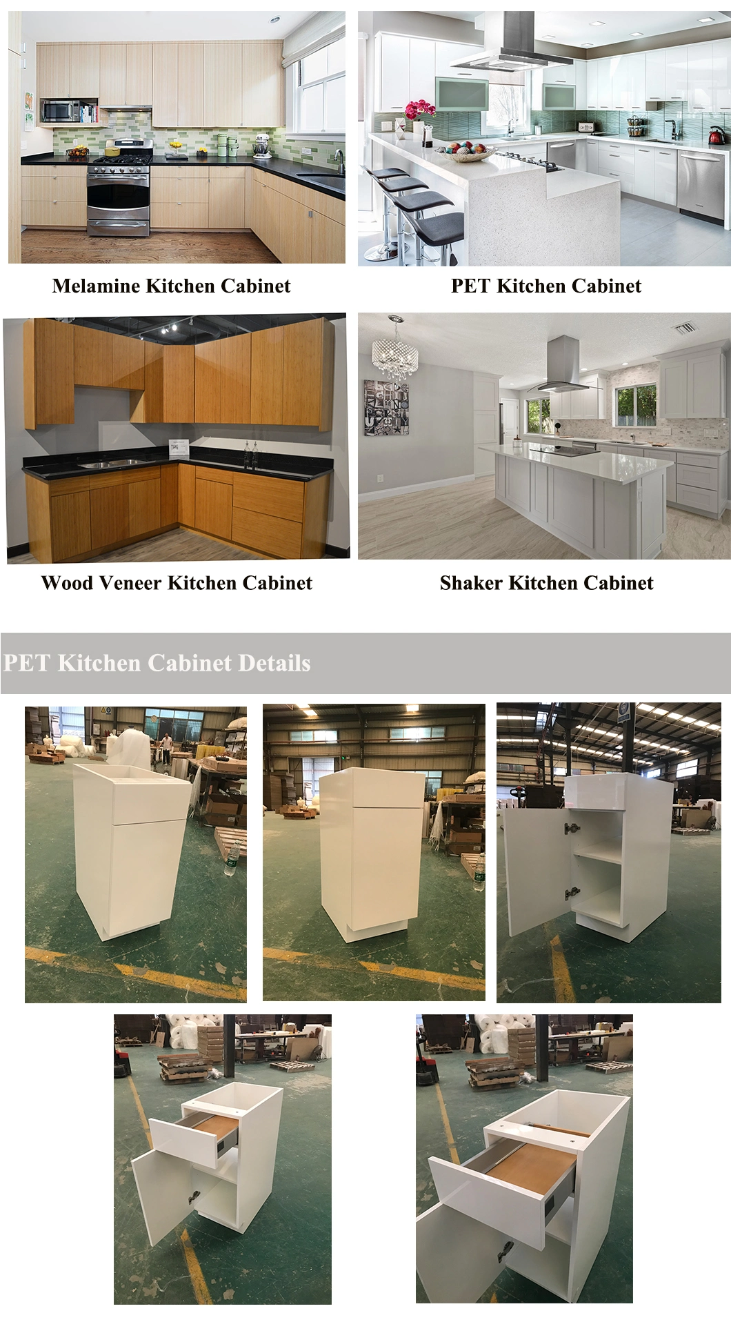 Spray Paint American Frame Floating Shaker Kitchen Cabinets White
