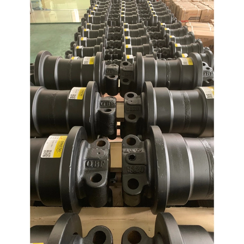 D20 D21 D30 D31 D40 D41 D50 D53 D60 D65 Bulldozer Track Roller Undercarriage Spare Parts Bottom Roller Lower Roller E200b/Sh200/Sk200/E320/HD820/R220/Sh220/Ec21