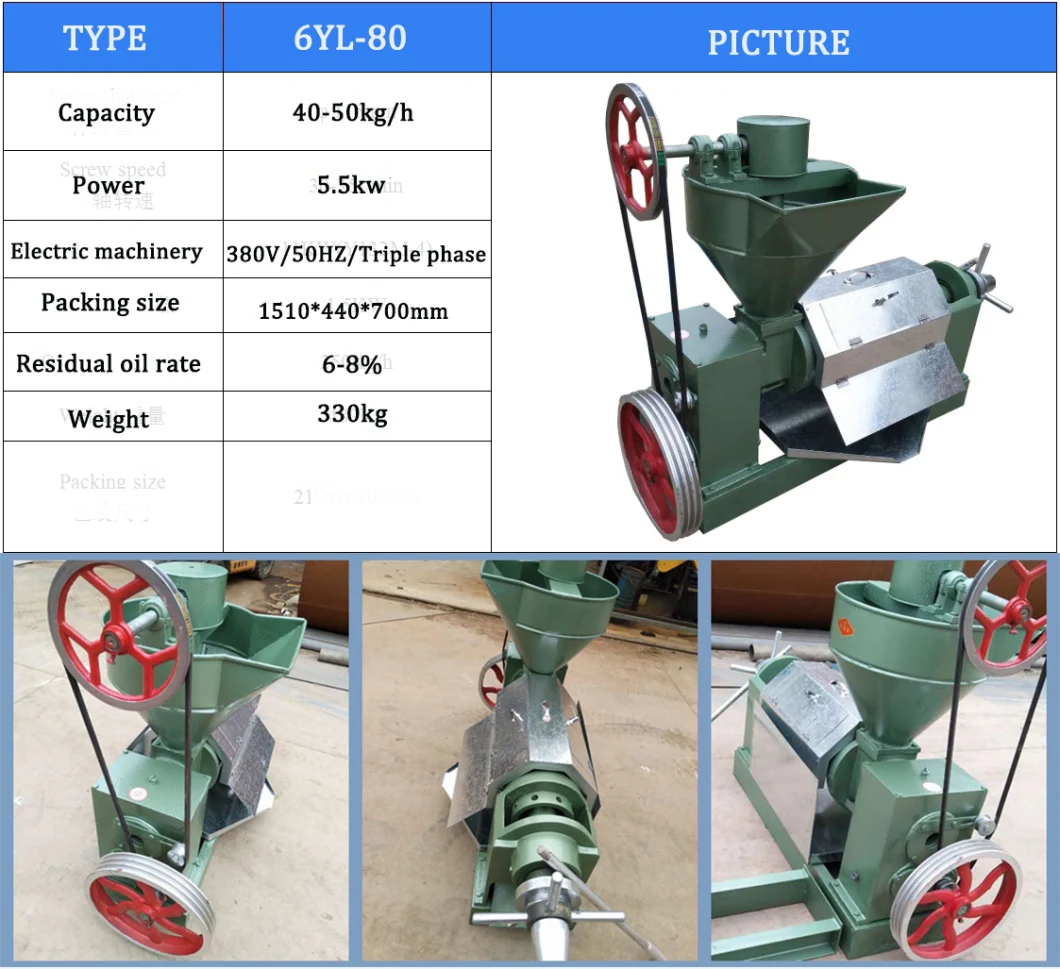Automatic Edible Black Hemp Seed Oil Press Machine Ethiopia Oil Seed Making Equipment