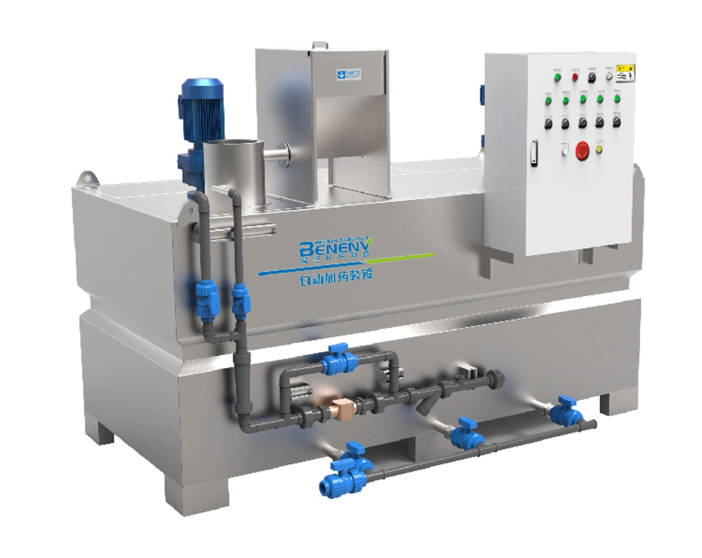 New Type Filter Press Household Wastewater Treatment System Equipment Spinal Screw Press Sludge Dewatering Machine