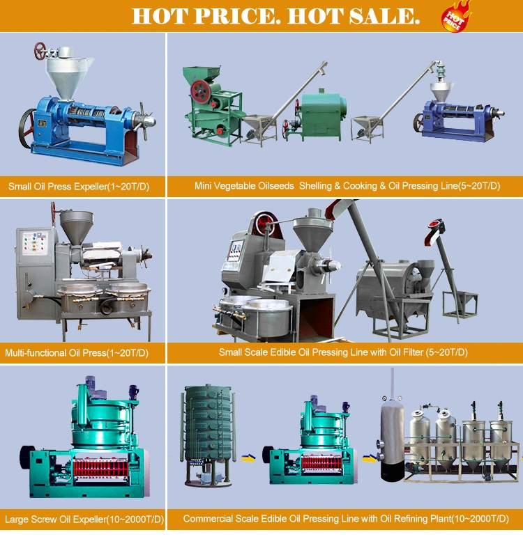 6yl-120 Oil Press Cold Oil Press Machine Coconut Oil Mill Home Olive Oil Press Machine