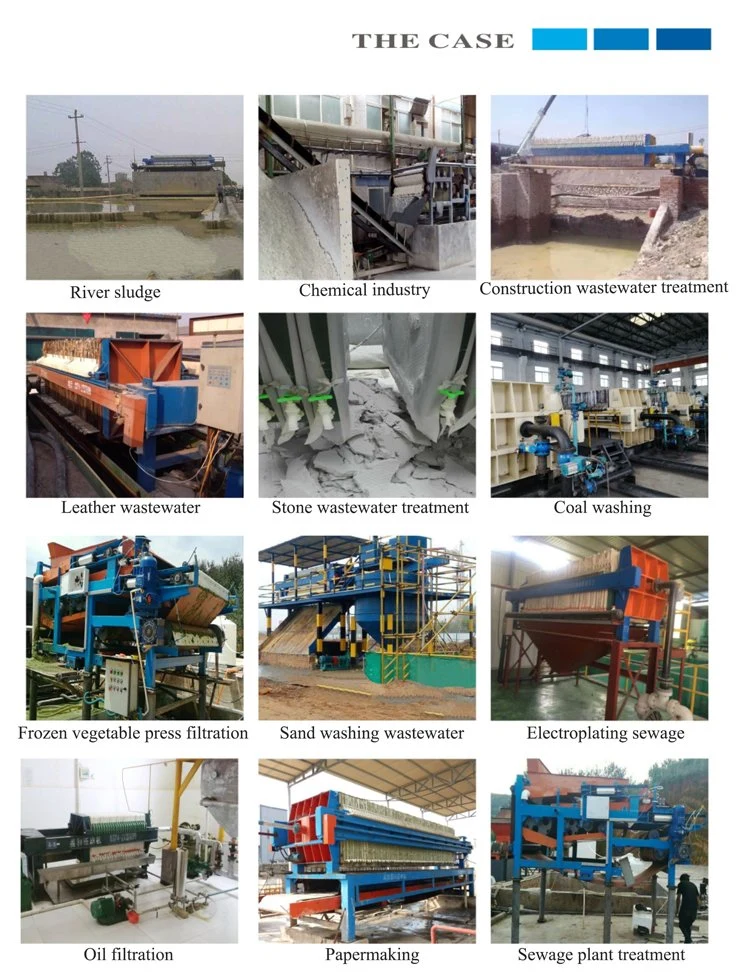 Plate and Frame Filter Press Machine Hydraulic Filter Press