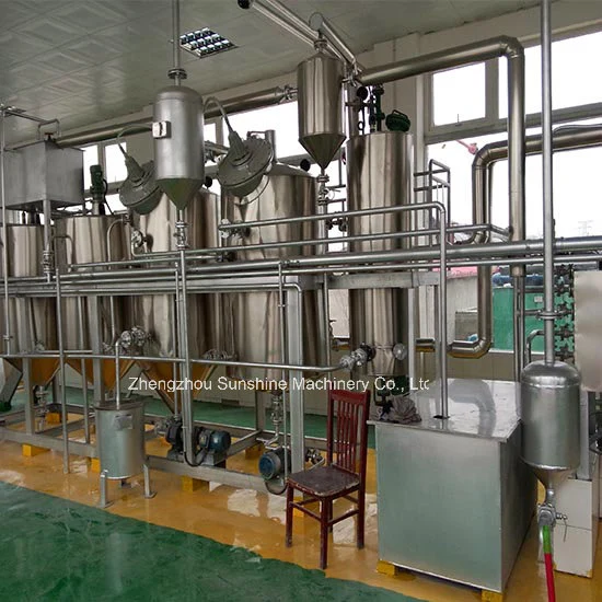 3t Soybean Oil Refining Plant Sunflower Oil Refining Machine