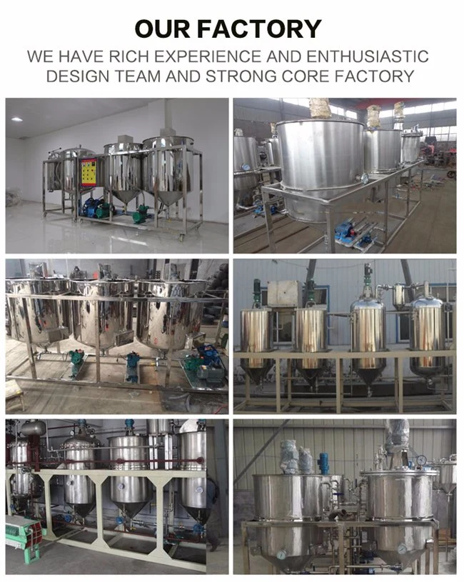Small Scale Edible Oil Refining Machine Crude Oil Refinery Machine, Mini Vegetable Oil Machine Refinery