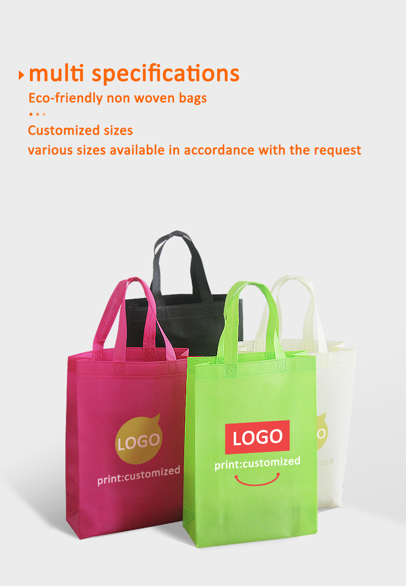 Superior Quality Custom Printed Reusable Non Woven Nonwoven Bag