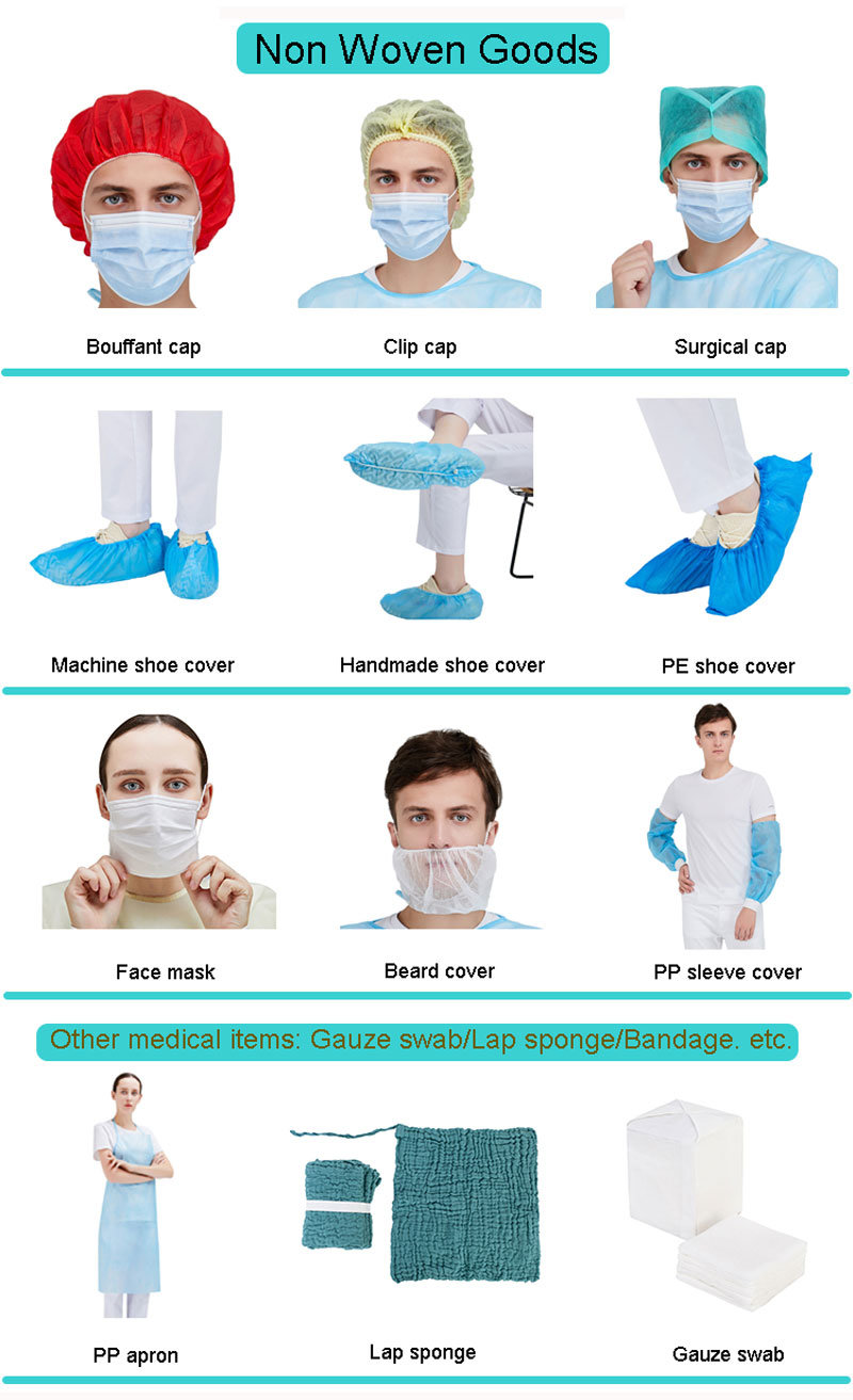 Food Factory PP Non Woven Disposable Space Cap