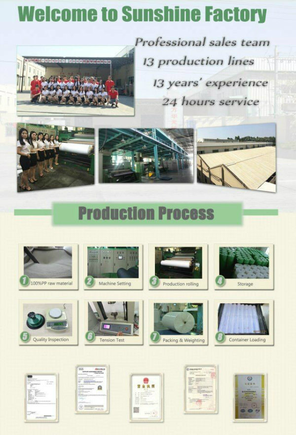 Fabric Spunbond PP Nonwoven Printed Fabric