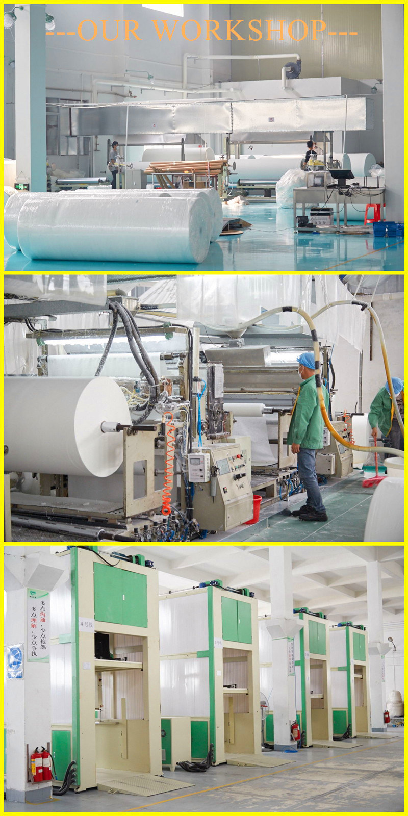 Non-Woven Fabric of Hot Air Nonwoven Fabric for Sanitary Napkin