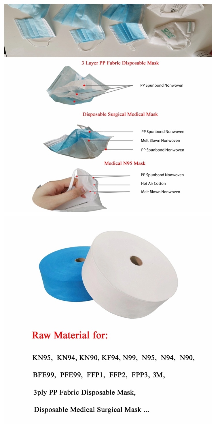 Hydrophobic Nonwoven Fabric Medical Non Woven Fabric SMS Non Woven Fabric