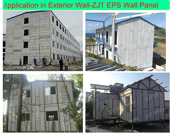 Foam Cement Interior/Exterior Calcium Silicate Wall Paneling EPS Sandwich Panel