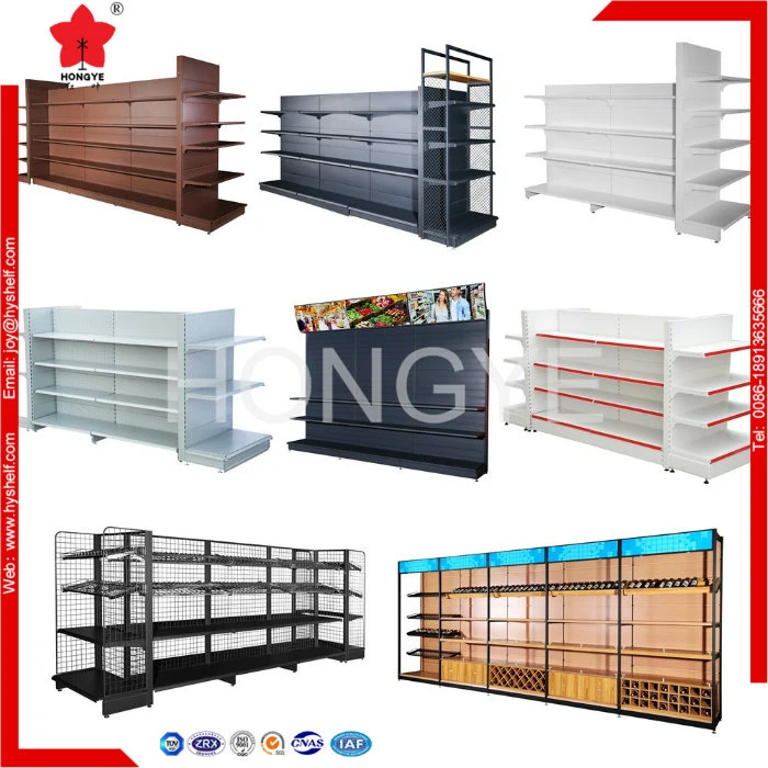 Supermarket Inter Corner Shelf External Corner Shelf