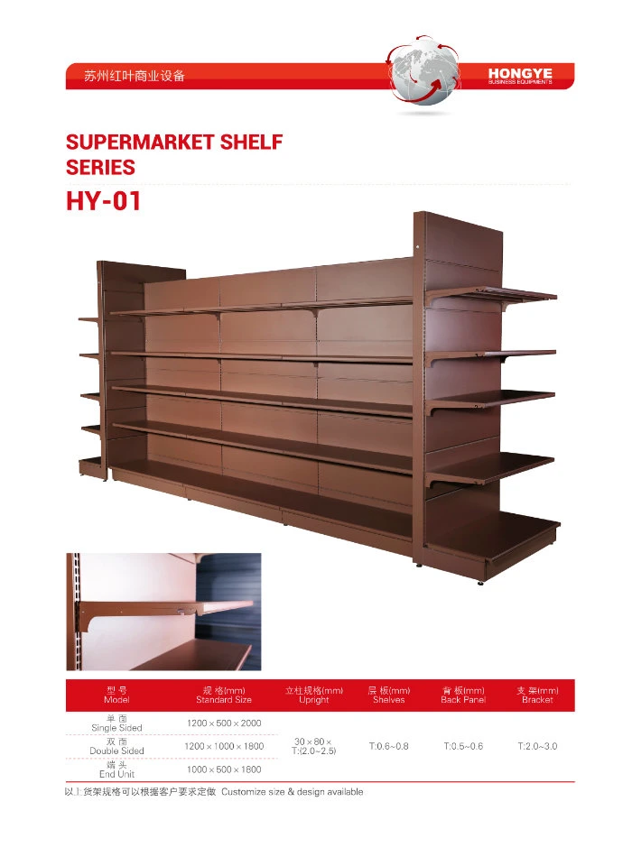 Supermarket Inter Corner Shelf External Corner Shelf