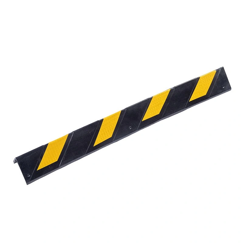 Corner Guard High Reflective Rubber Corner Guard 80cm Underground Garage Collision Warning Strip Right Angle Corner