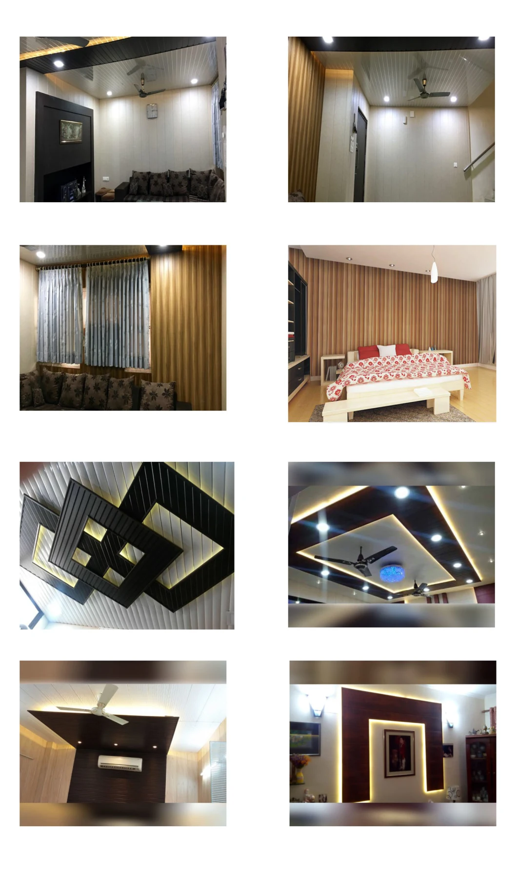 25cm Waterproof 3D PVC Wall Panel Manufacturer Decorative Laminated PVC Wall Panel From China