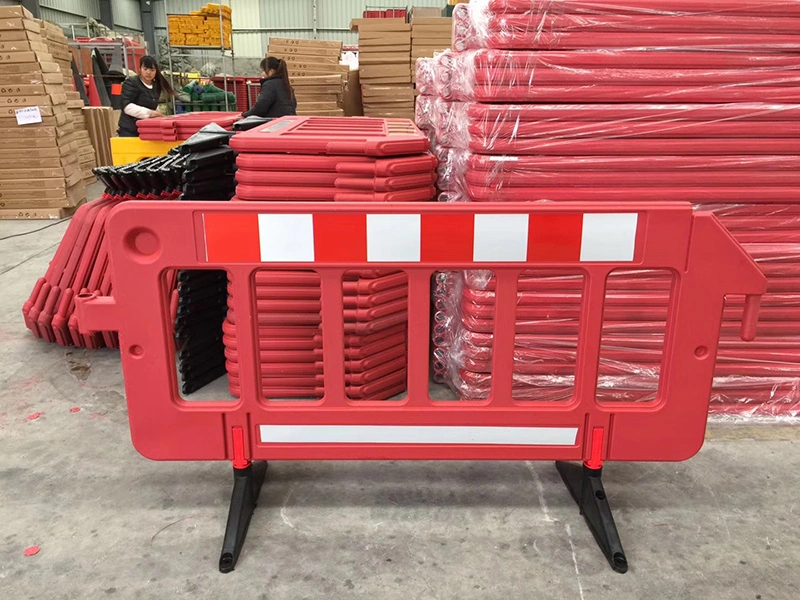 Plastic Pliable Red Yellow Wall Traffic Fence Barrier