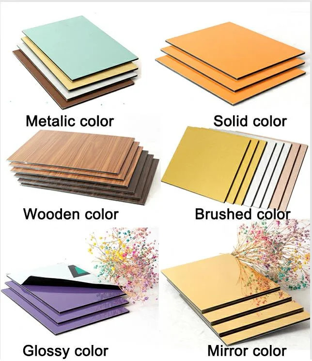 Building Decoration Material ACP Aluminum Composite Panels for Exterior Wall Cladding