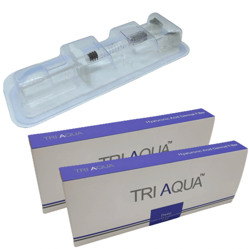 Tri Aqua 2ml Dermal Filler Injectable Hyaluronic Acid Gel for Anti Aging Ha Dermal Filler