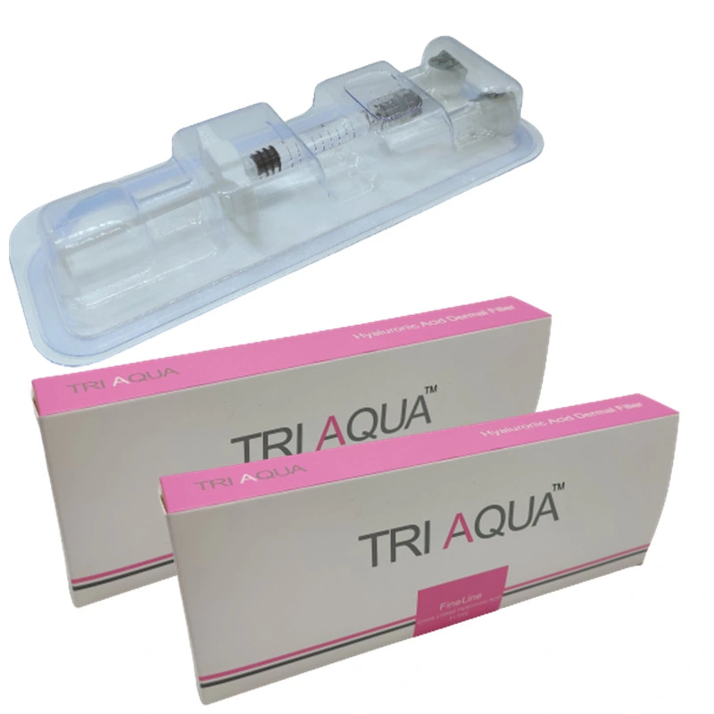 Tri Aqua 2ml Dermal Filler Injectable Hyaluronic Acid Gel for Anti Aging Ha Dermal Filler