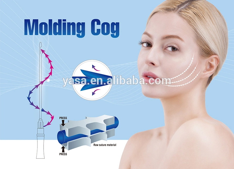 Face Lifting Pdo Cog 4D Molding Cog Hilos Tensores Pdo Thread Lift Korea