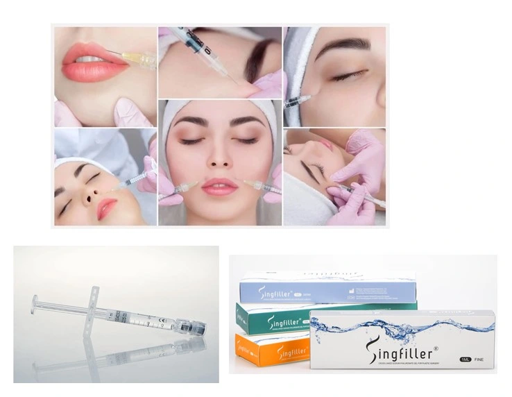 Singfiller Cross-Linked Injectable Hyaluronic Acid Skin Care Dermal Filler for Face Sharpe