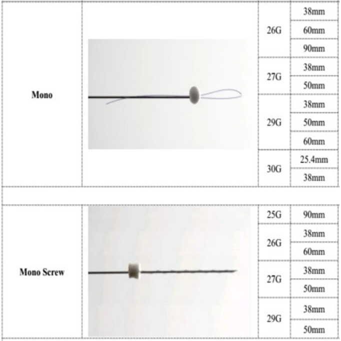 Skin Tightening Medical Pdo Lift Mono Barbed Pdo Thread