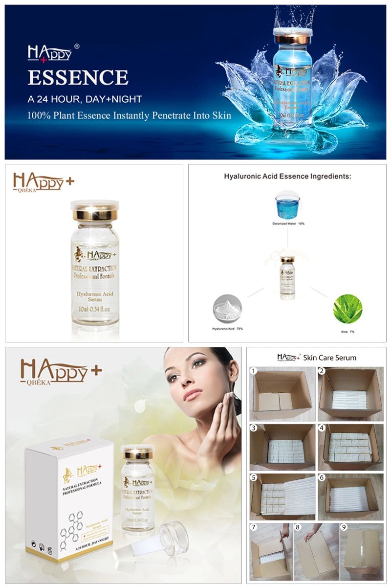 Deep Moisturizing Pure Natural Hyaluronic Acid Essence Happy+ Hyaluronic Acid Serum Moisturizing Serum