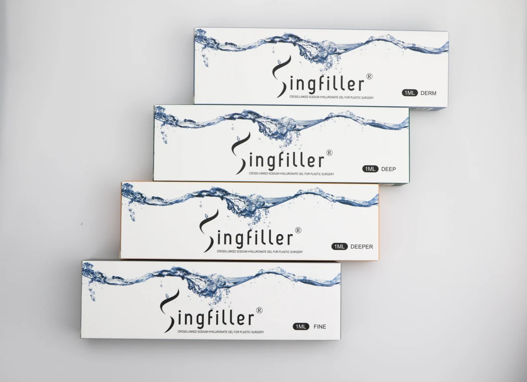 Singfiller Hyaluronic Acid Dermal Filler for Lips, Nasolabial Folds, Cheek