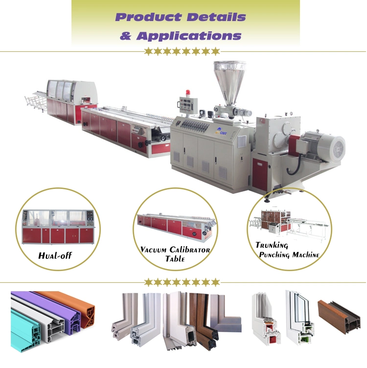 Assembly Line Plant PVC Window Frame Door Plastic Profile Extruder Equipment Line