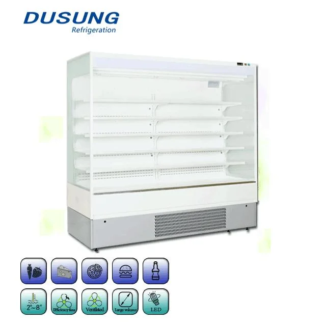 Commercial Air Curtain Refrigerator and Convenience Store Display Refrigerator