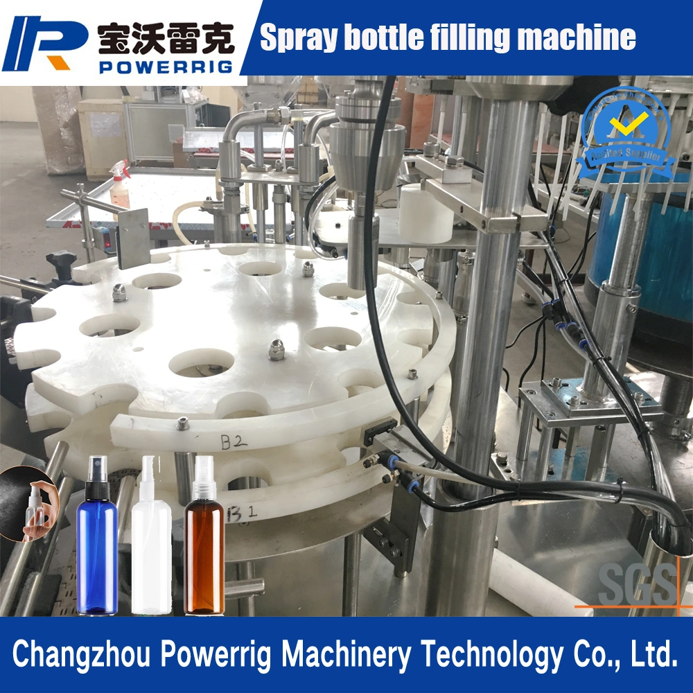 Automatic Hand Sanitizer Spray Bottle Filling Capping Machine