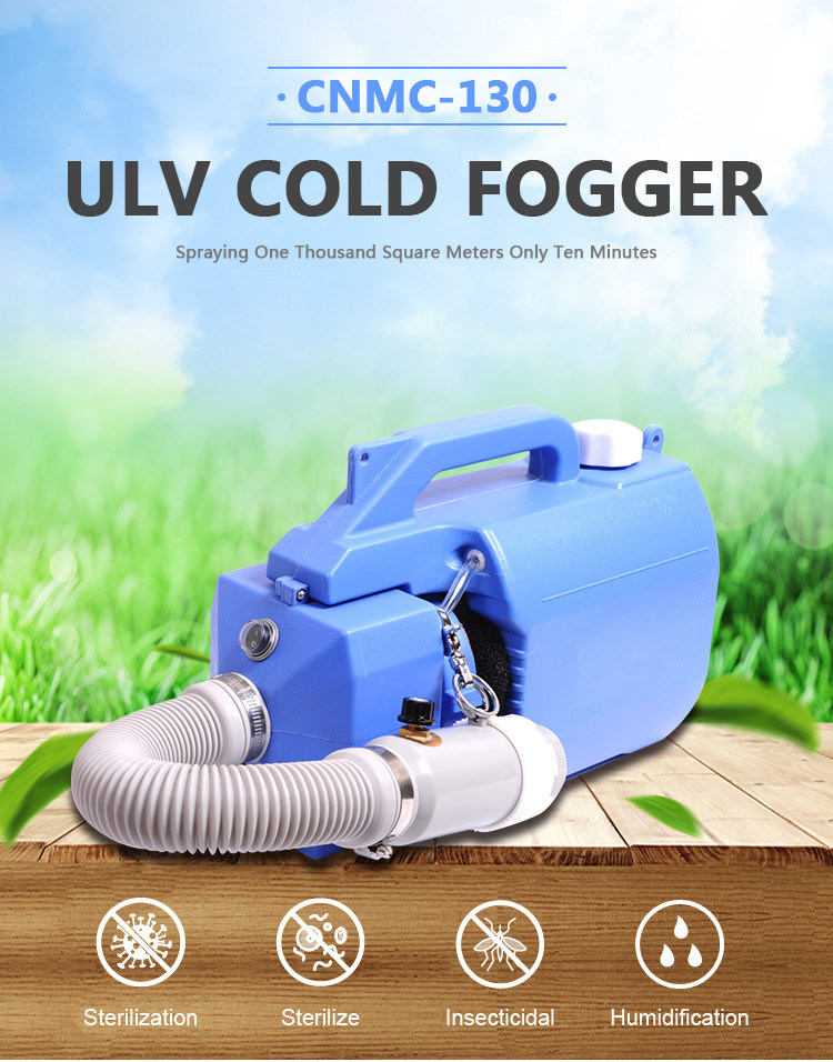 Fogger Ulv Cold Fog Sprayer Ultra Low Volume Hospital Disinfection Handheld Chemical Nano Dry for Fumigation Fogging Machine