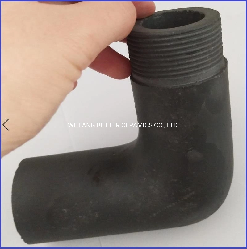 RBSiC ( SiSiC ) silicon carbide sic cyclone parts / cyclone lining with high hardness