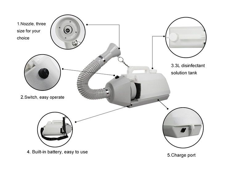 Wholesale Portable Indoor Cold Fogger Machine Ulv Disinfecting Sprayer