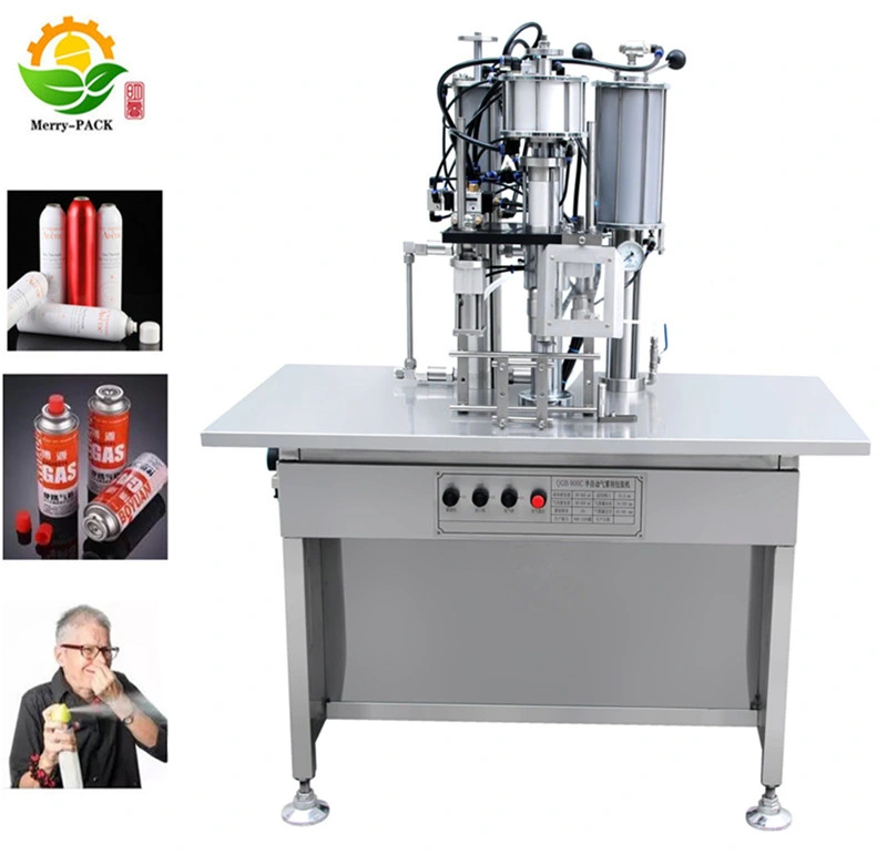 Automatic Engine Cleaner Spray Aerosol Filling Machine Lines Aerosol Spray Filling Machine