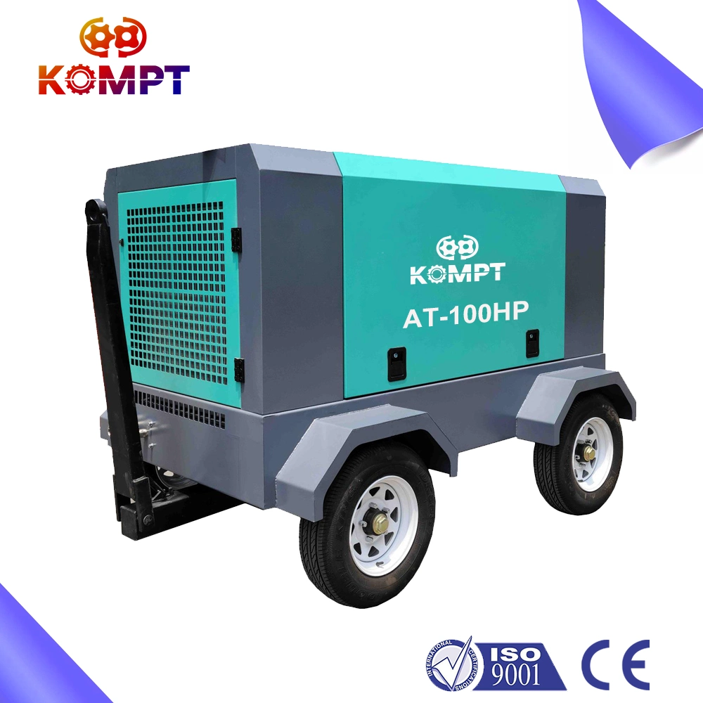 Electric Screw Portable 8bar 75kw Air Compressor for Spray Painting