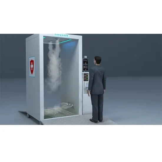 Whole Body Mobile Sanitizer Air Fogger Disinfection Booth Equipment