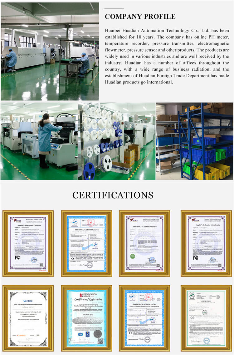 24VDC Battery Powered Battery Operated Electromagnetic Flow Meter