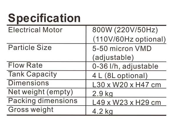 4L 5L 6L 7L 8L Mini Model Electric Ulv Cold Fogger