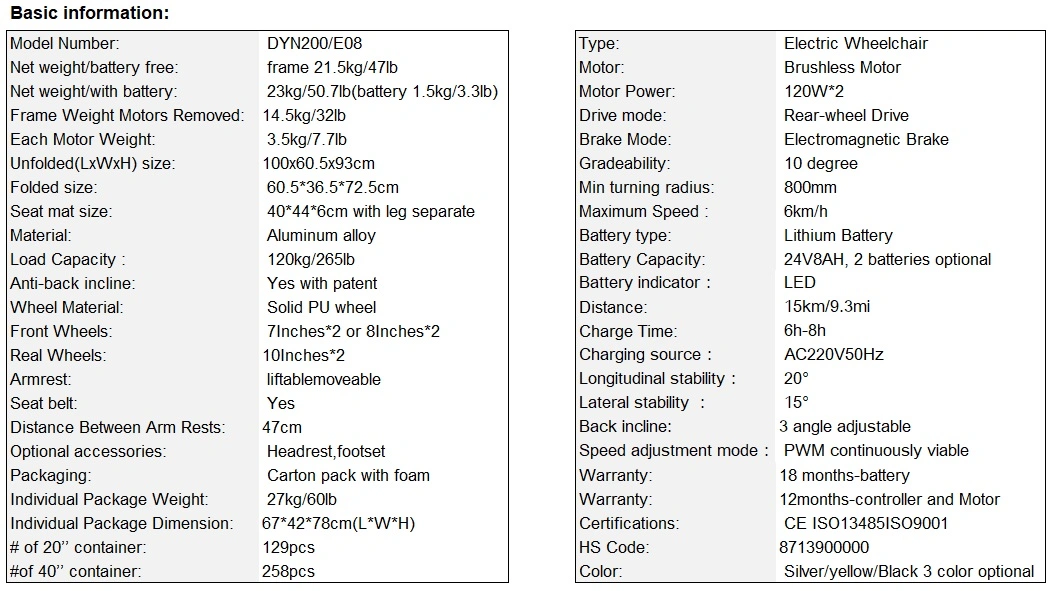 Lithium Battery Battery Powered Walking Aids Model E08 Ce, ISO13485