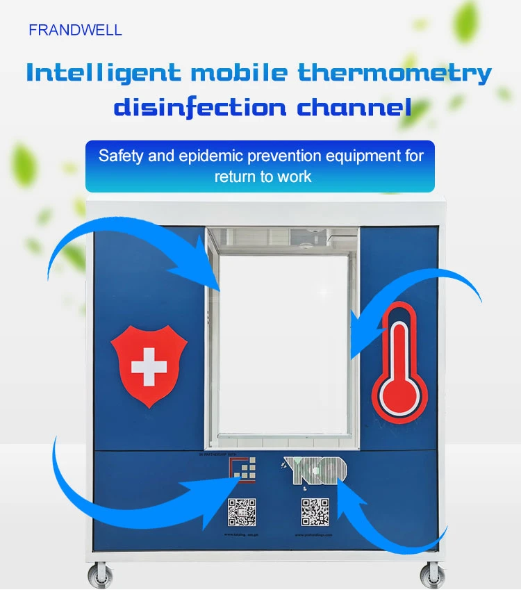 Linyi Full Body Sanitizer Machine Disinfection Cabinet Chamber / Disinfecting Fog Device