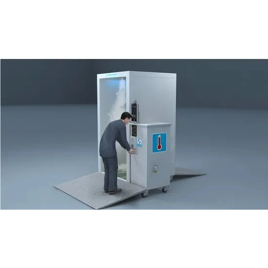 Whole Body Mobile Sanitizer Air Fogger Disinfection Booth Equipment