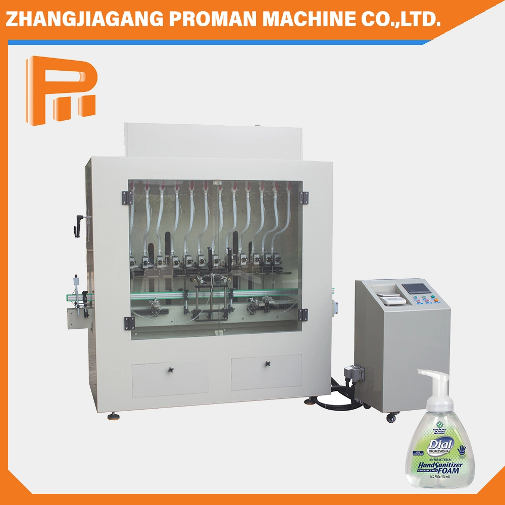 [New Product] Foaming Spray Pump/ Press Pump Antibacterial Hand Sanitizer Linear Filling Machine Hot Sale