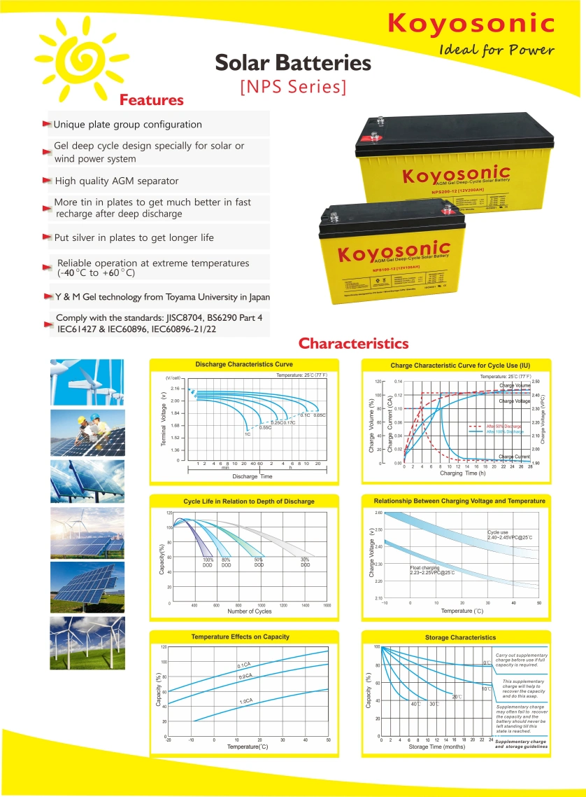 High Quality Solar Cell Battery Solar Powered Battery Pack 12V 70ah