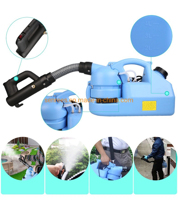 7L China Factory Portable Electric Ulv Cold Fogger Agriculture Disinfection Sprayer Garden Tool Fogging Machine with Strap