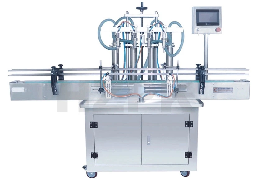 Hzpk 4 Heads Automatic Hand Sanitizer Filling Machine/ Sanitizer Filling Machine/ Hand Sanitizer Filler