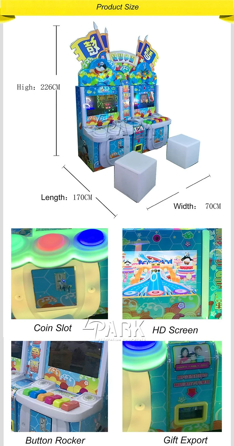 Music Game Machine Coin-Operated Drum Music Hegemony Amusement Game Machine