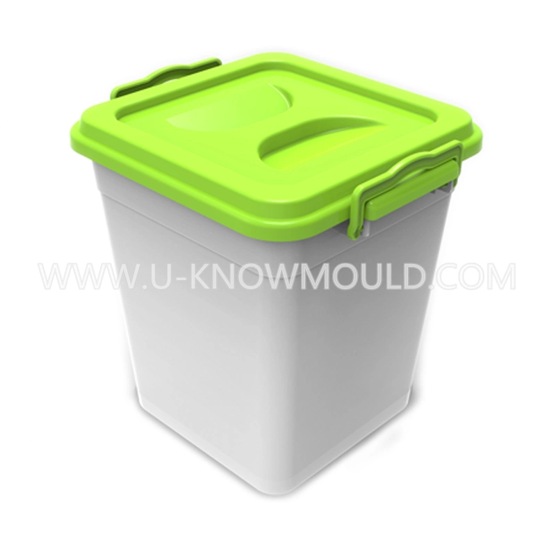 Plastic Rice Storage Container Mould/High Quality Plastic Injection Storage Mold