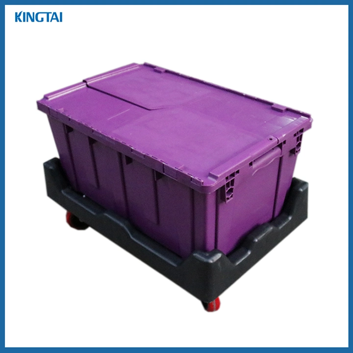 73L Green Plastic Moving Crate Plastic Crate