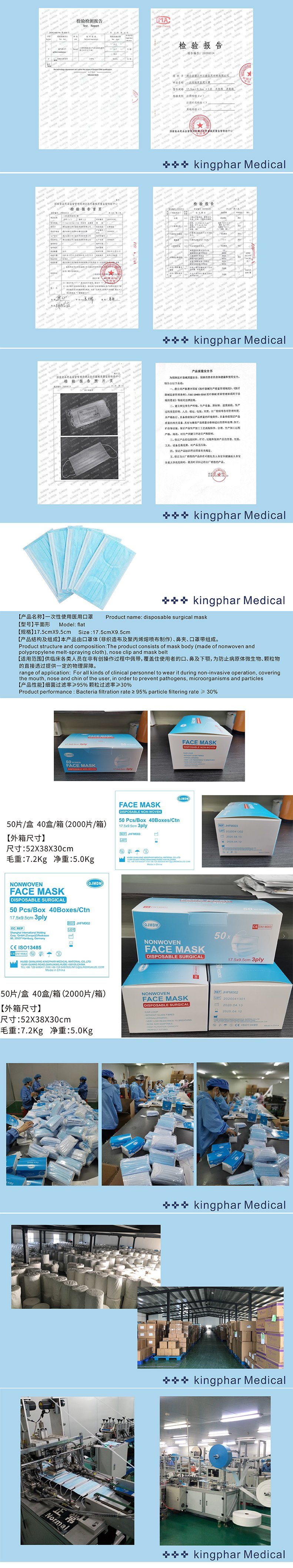 Face Mask Earloop 3 Ply Non Woven Face Mask